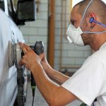 Karosserie-Arbeiten, Untergrundbehandlung und Lackierung