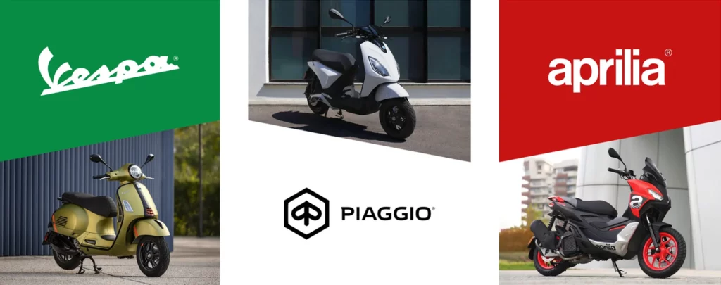 Logos Vespa, Piaggio, Aprilia